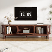 Mobile TV scorrevole - Xylo - 165x39.5x46cm marrone per 65"