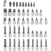 Topex 08-713 inserti torx spline ne esagonali 1/2 49 pezzi accia