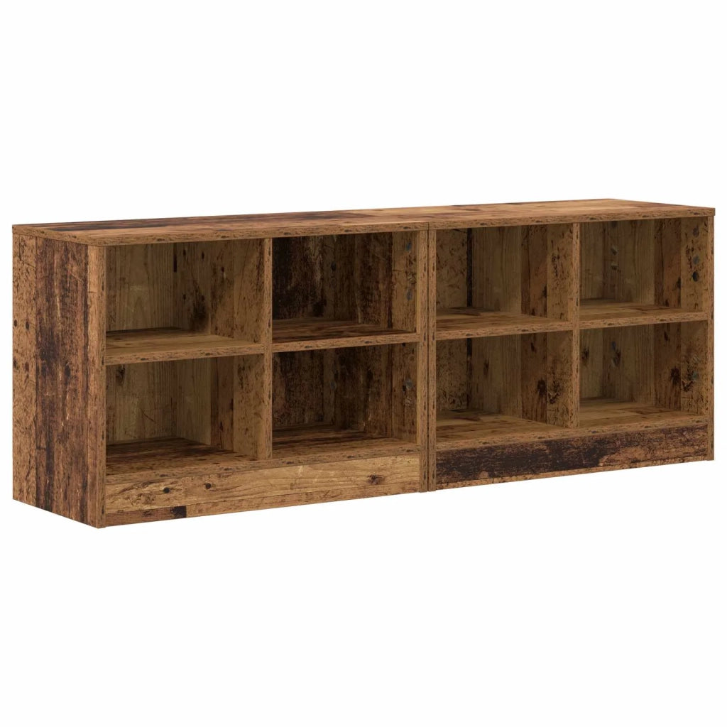Armadietto per letto 2 pz Legno antico 66 x 33 x 48 cm CFW5218305