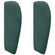 Orecchia della Testata Verde 40 x 23 x 6 cm Velluto CFW5213326
