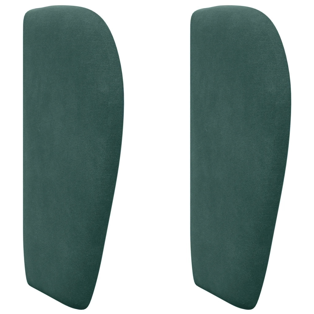 Orecchia della Testata Verde 40 x 23 x 6 cm Velluto CFW5213326