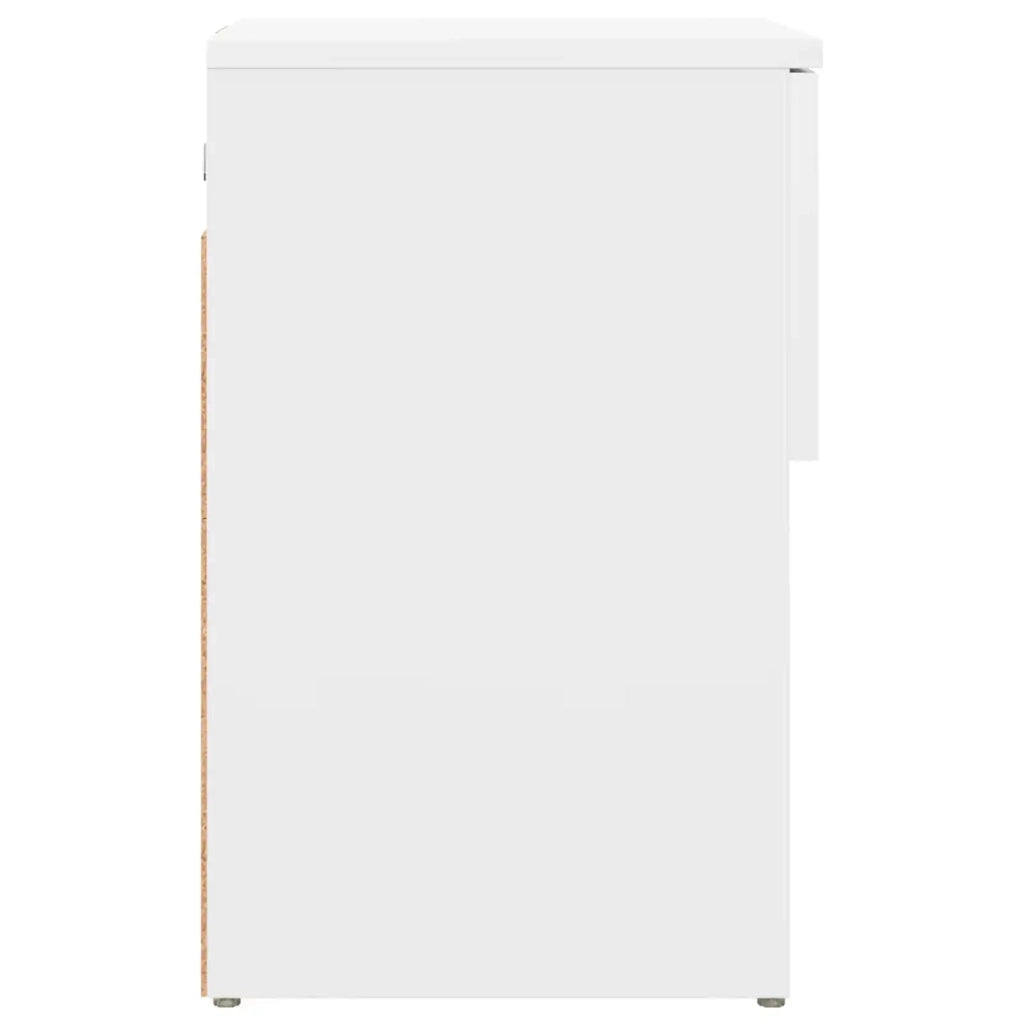 Armadietto per letto 2 pz Bianco 29 x 31,5 x 49 cm CFW6544498