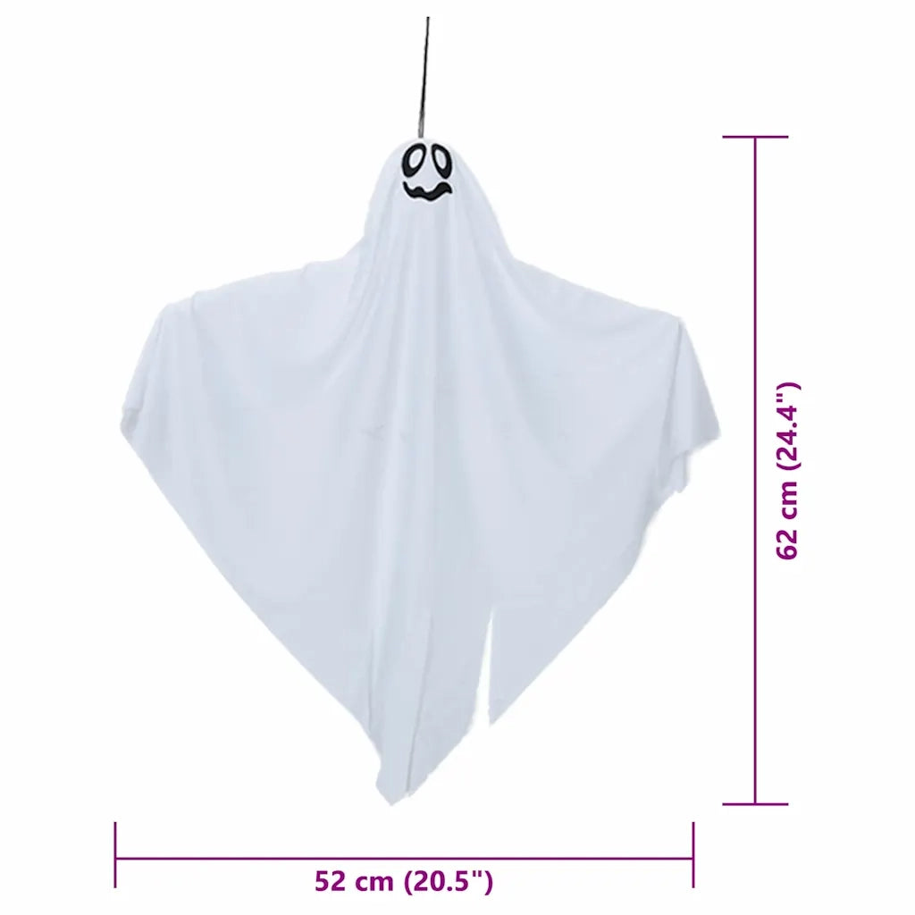 Fantasma appeso di Halloween 3 pcs Bianco 52 x 62 cm Poliestere 42020046