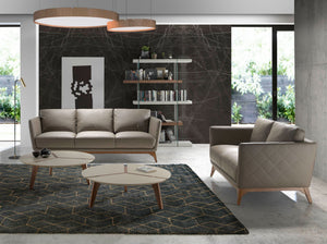 Mensola in legno di noce e vetro