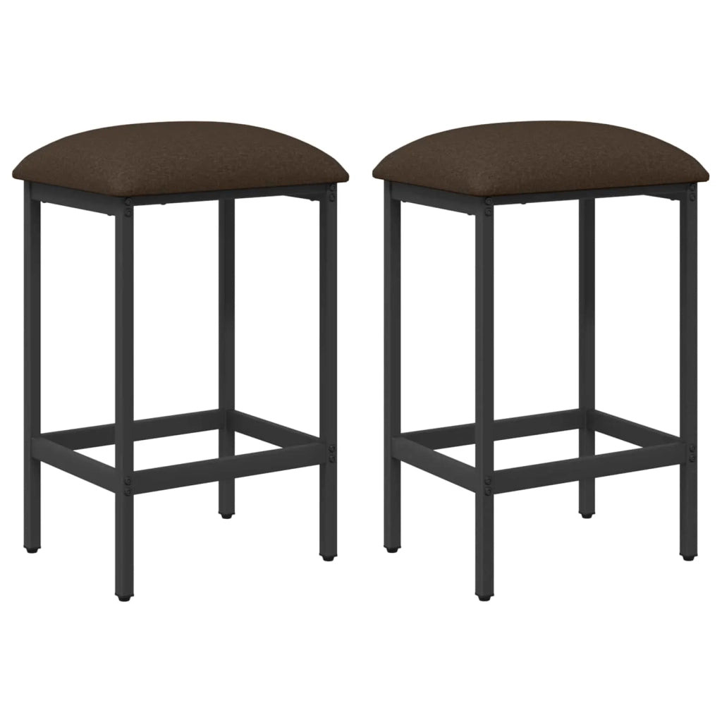 Sgabello da bar 2 pcs Tortora 40 x 32 x 74 cm 8006178