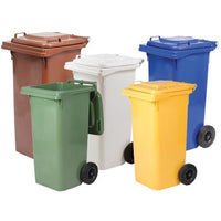 BIDONI QUADRI C/RUOTE LT.120 BIANCHI