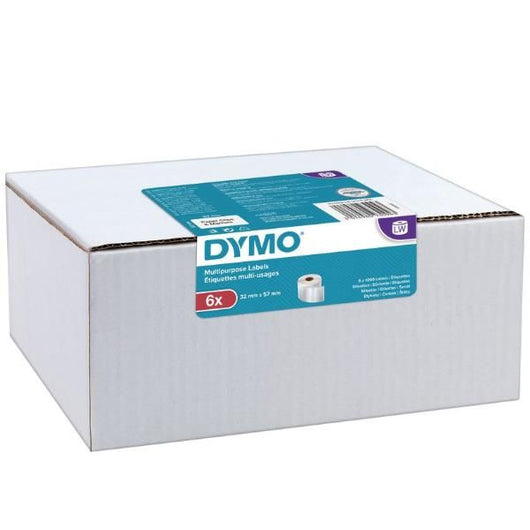 Cf6etichette  dymo  lw57x32  mm-bianco - 2093094