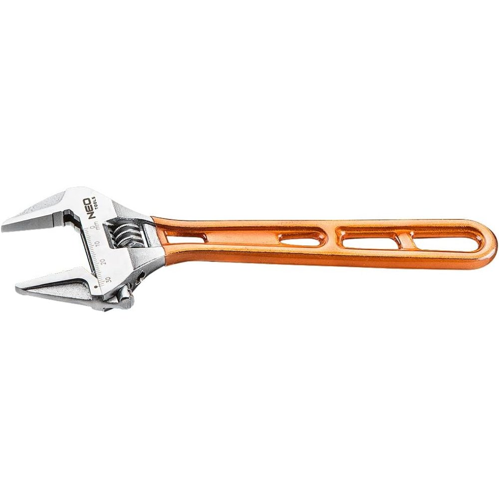 Topex 03-024 chiave regolabile a a rullino 205 mm, range 0-32 mm