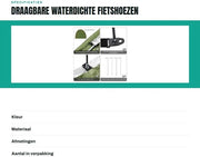 Furgone per bicicletta impermeabile - ripostiglio per bicicletta portatile - 210D tessuto oxford - resistente ai raggi UV - inclusi pali da terra e sostegni