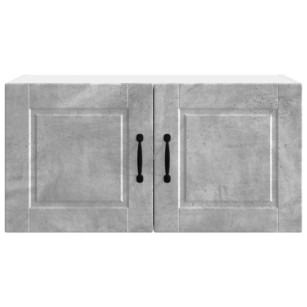 Mobile da cucina con lo scaffale-Armadio da cucina Grigio cemento 80 x 31 x 40 cm 609876