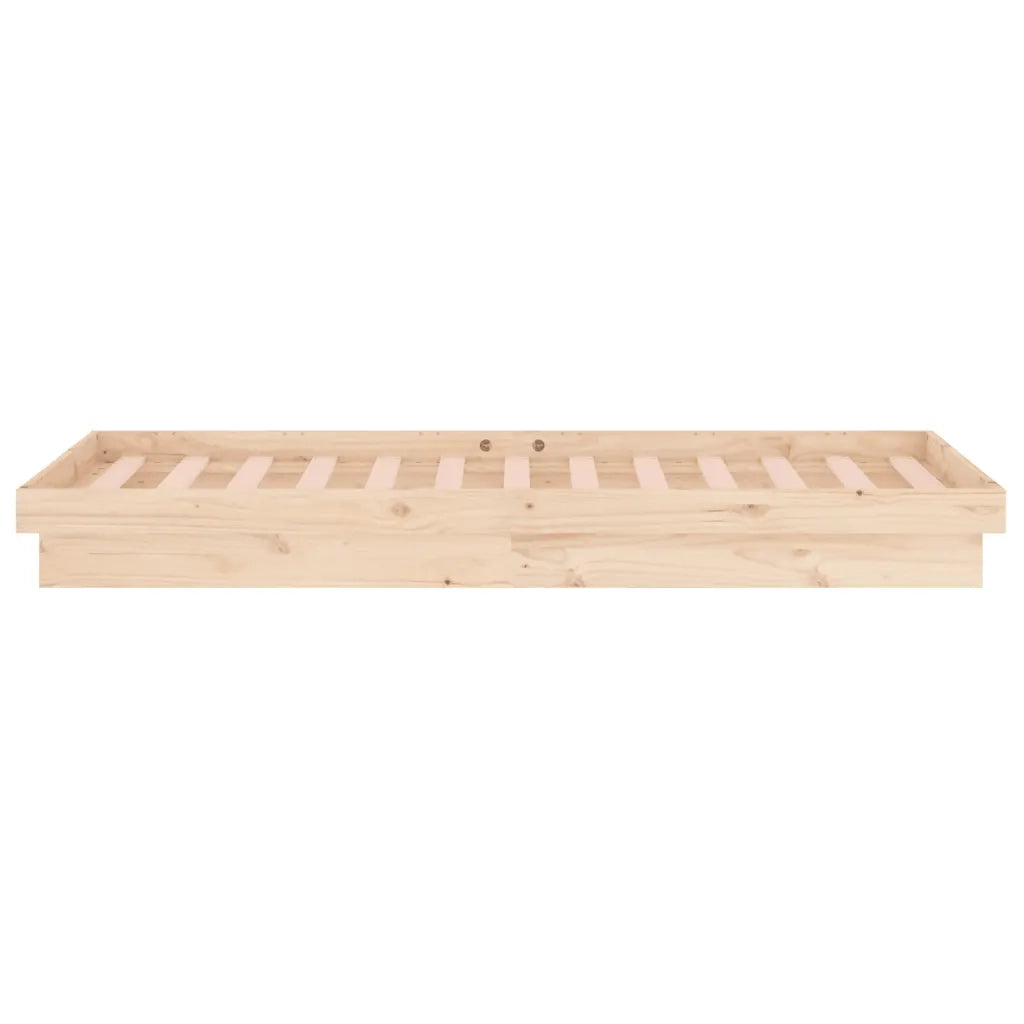 Giroletto con LED-Struttura Letto 75x190 cm Small Single in Legno Massello 779619