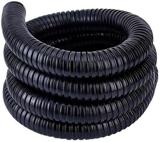 Buis di protezione flessibile 3 m - PVC - Canale di cavo flessibile - Nero - Diametro esterno 43,5 mm - Duraturo e isolante - Gomma per cavi