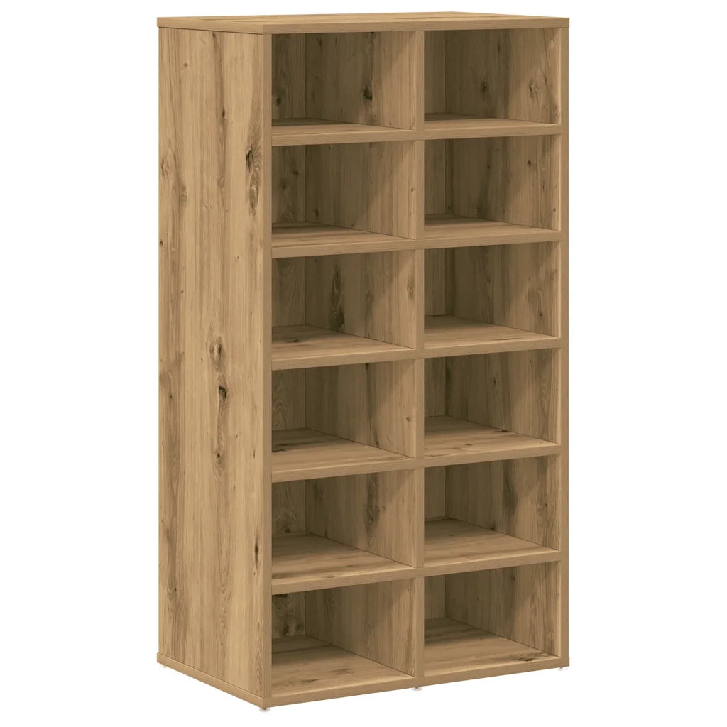 vidaXL Scarpiera Rovere Artigianale 54x34x100,5 cm in Truciolato