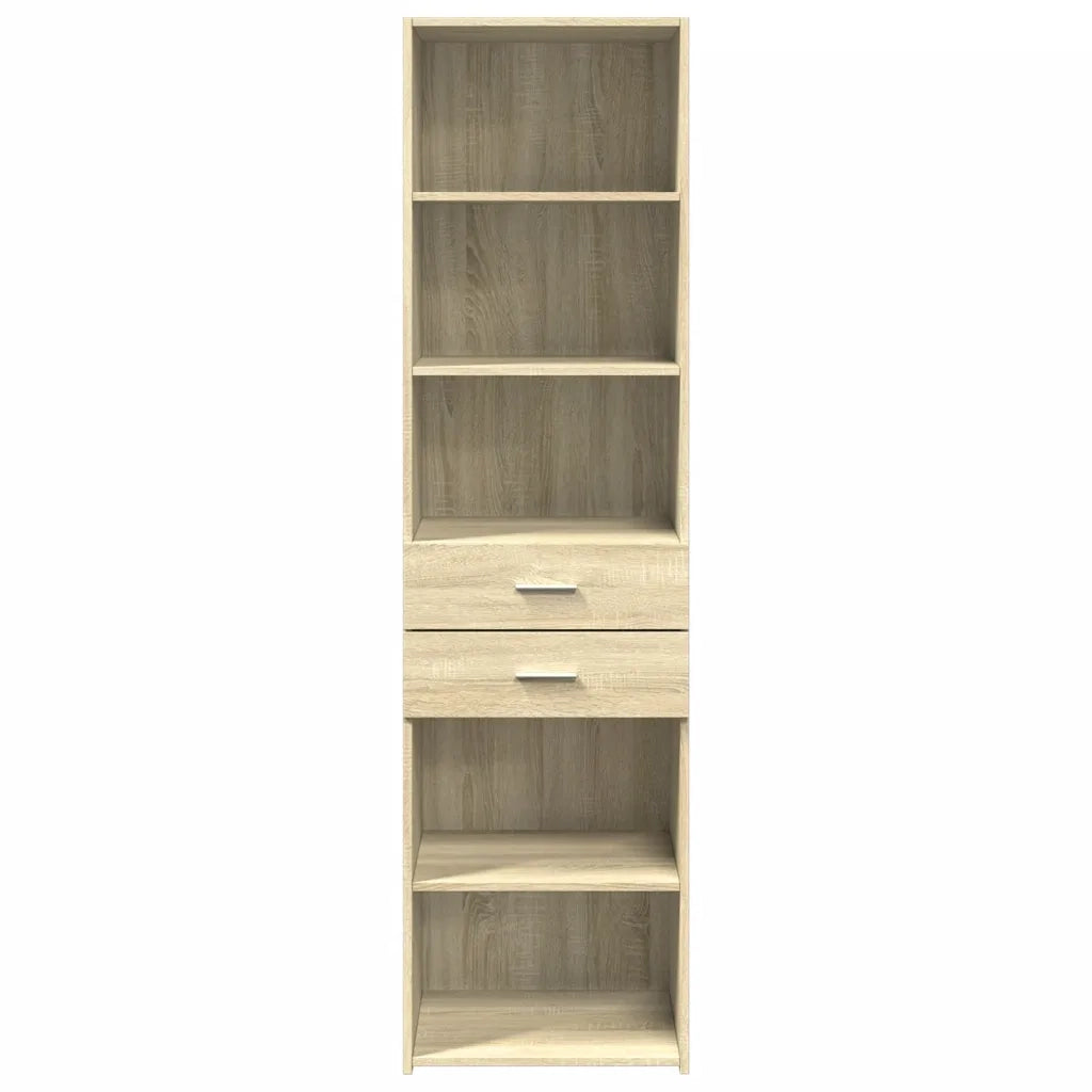 Credenza Rovere Sonoma 50x42,5x185 cm in Legno Multistrato 3281457