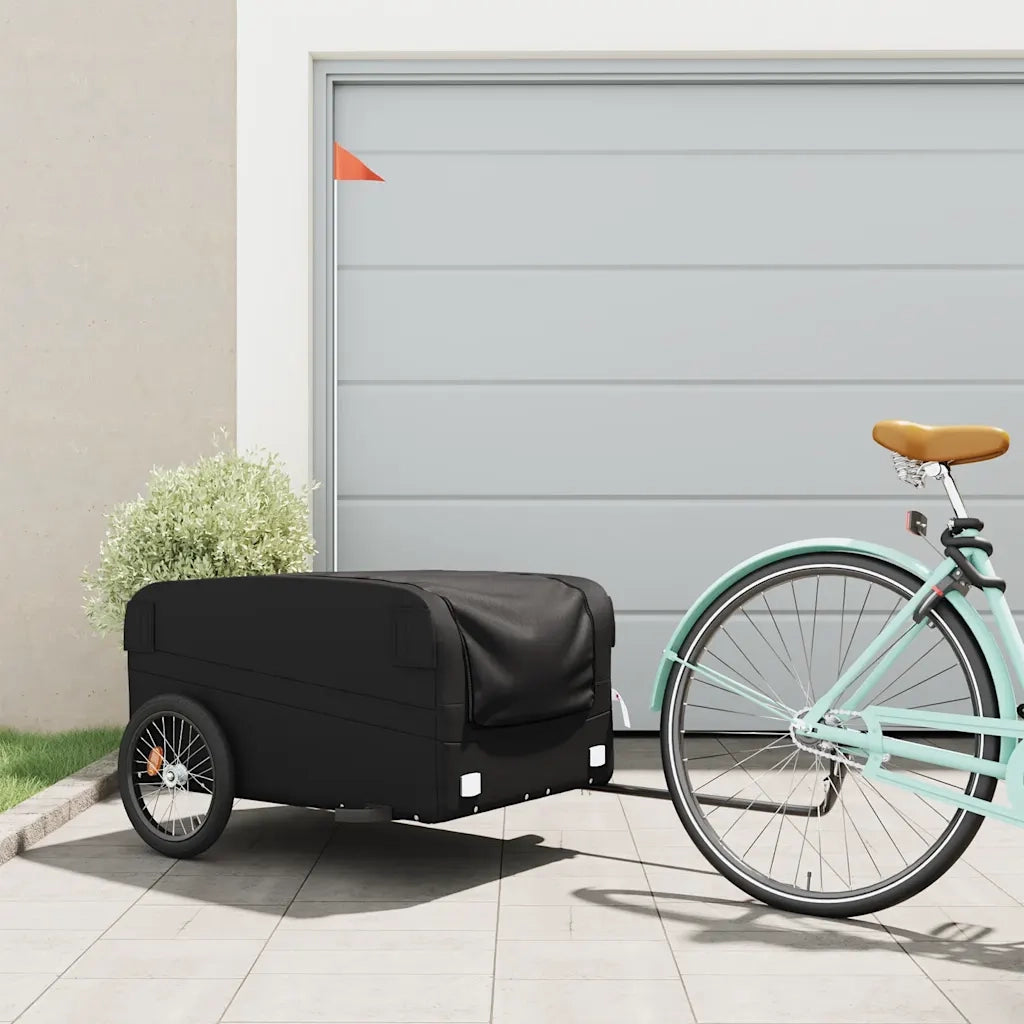 Rimorchio da Bici Nero 45 kg in Ferrocod mxl 108003
