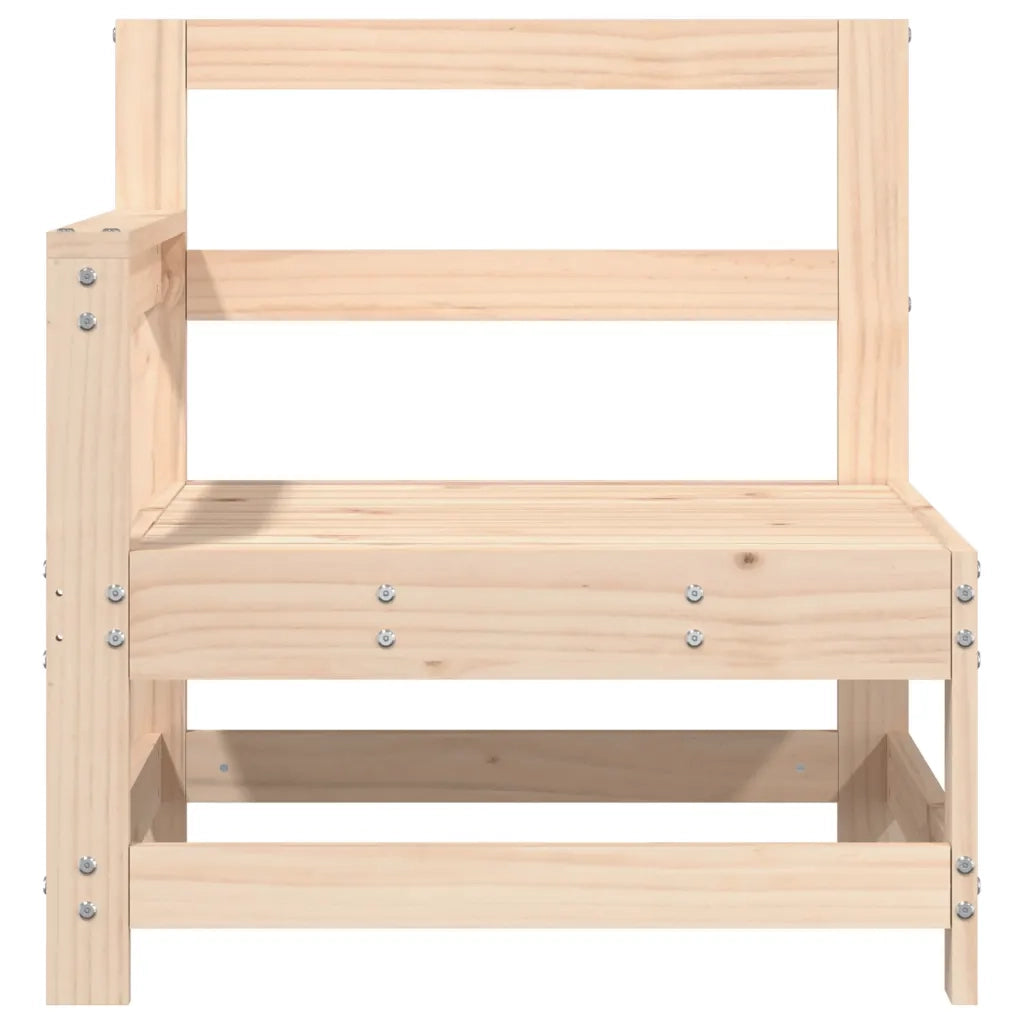 Divani Angolari da Giardino 2 pz in Legno Massello di Pino 825506