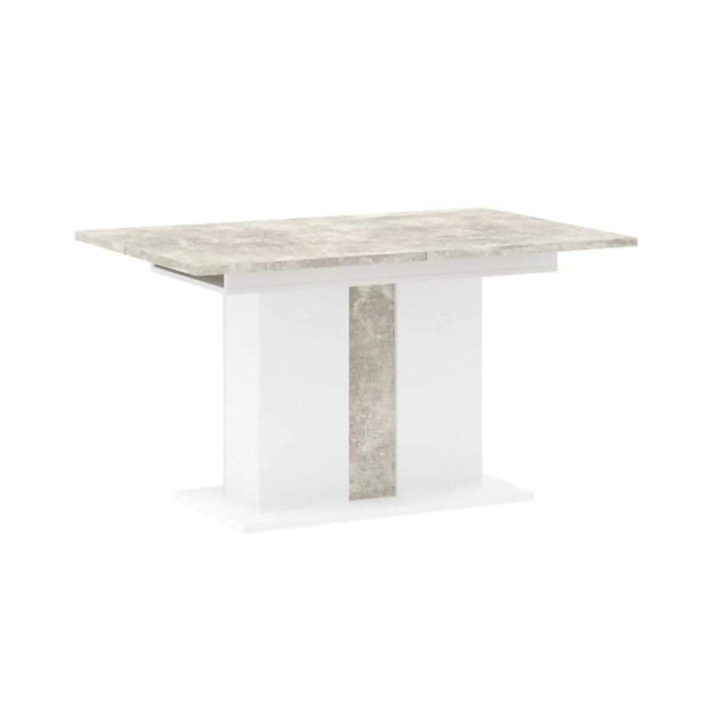 Livale, Tavolo Allungabile 8 Posti, 134x90x76h cm Bianco