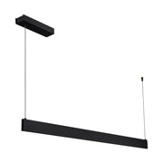 Lampada sospensione lineare nera LED 36W Linea Milagro