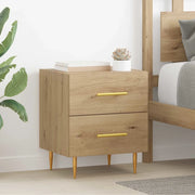 Armadio da Notte 2 pcs Rovere artigianale 40 x 35 x 47,5 cm 881998
