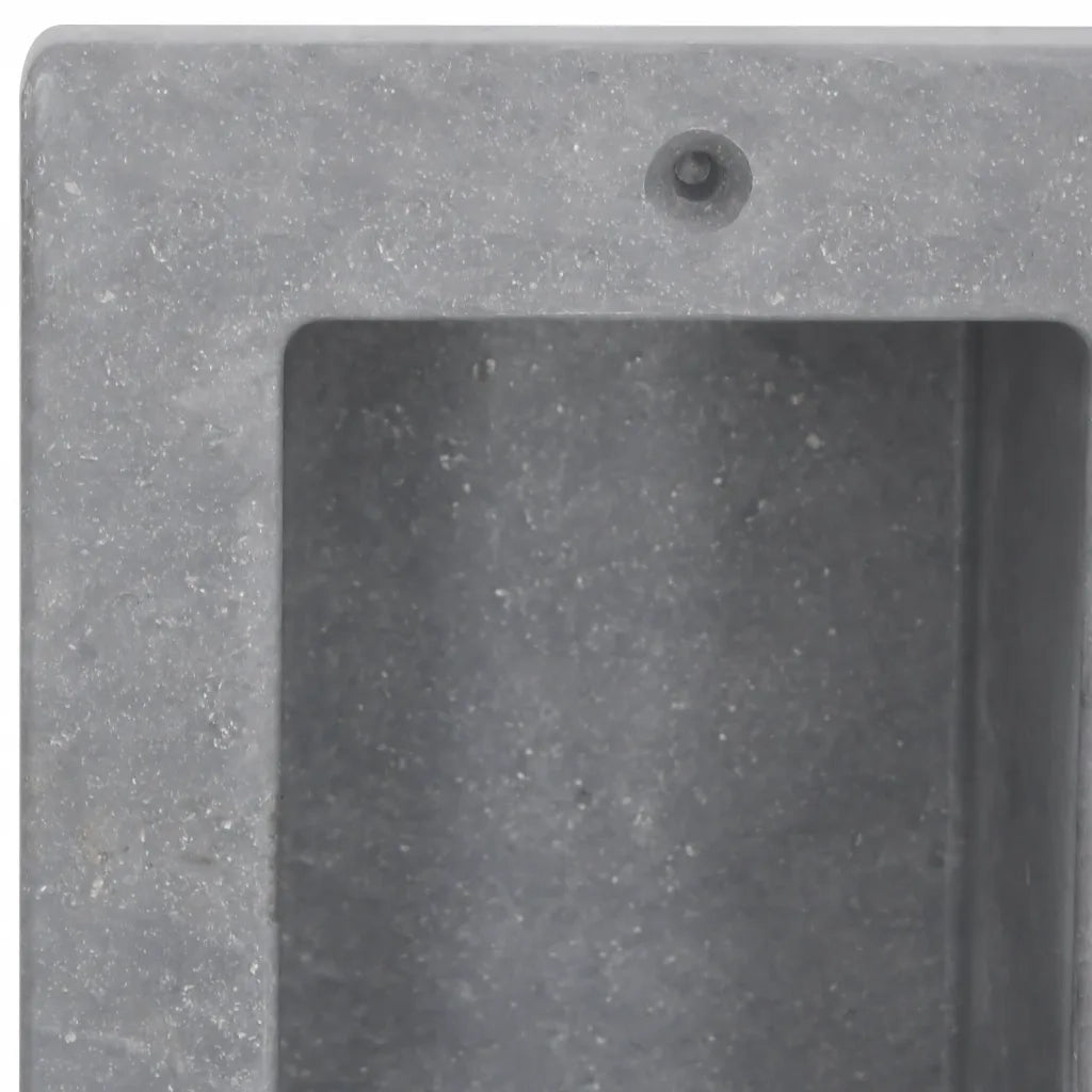 Nicchia da Doccia con 2 Scomparti Grigio Opaco 41x51x10 cm 151395