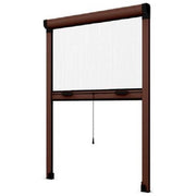 Zanzariera a Rullo Riducibile 80 x 160 Marrone 8017