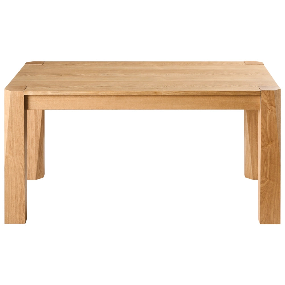 Tavolo da pranzo rettangolare allungabile moderno 160/200 x 90 cm Gambe in legno impiallacciato MDF Frassino chiaro