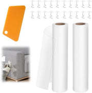 Foglia Selfadesivo per Mobili - 2 Rotoli - 20 cm x 300 cm - Protezione per Mobili e Gatti - Anti-Marcatura - Incluso Scrape e Viti a Giro