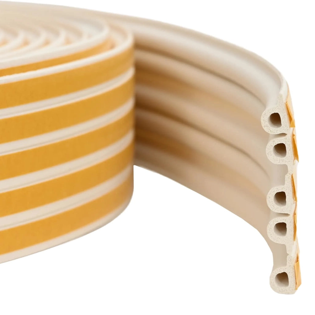 Nastro adesivo per finestre Bianco 9 x 6 mm 100 m Schiuma EPDM 42038157