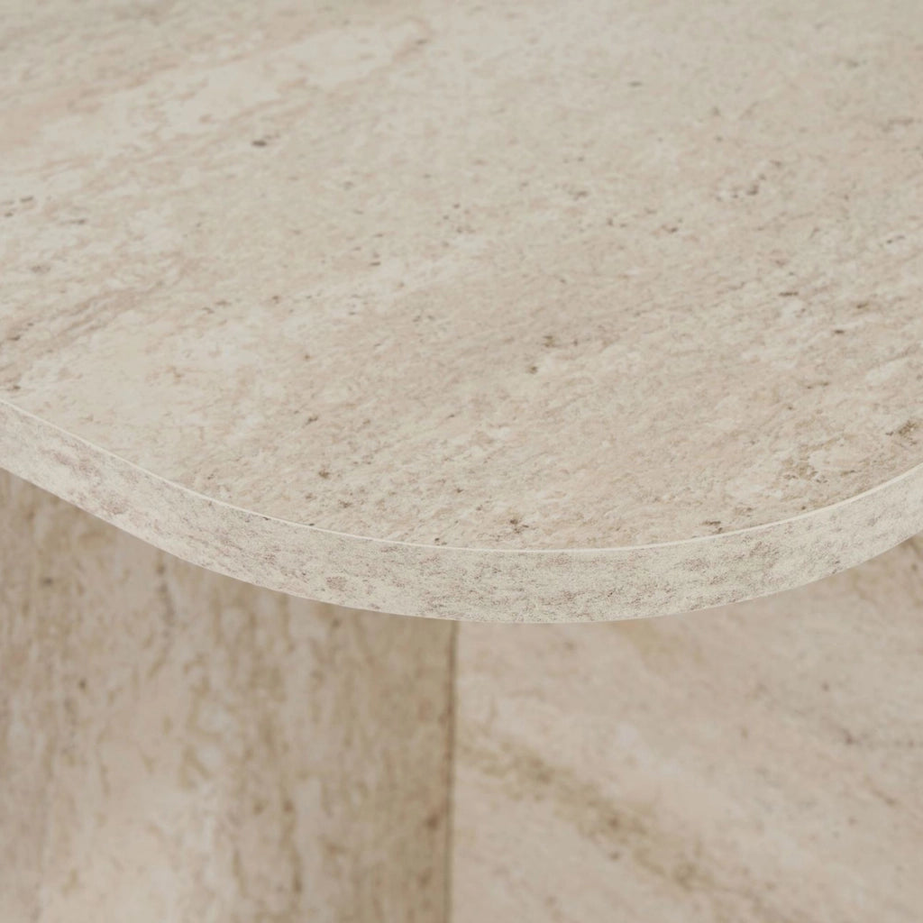 Nomeva, Tavolino da Salotto Forma Rettangolare, 120x60x41h cm Bianco Marmo