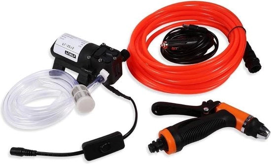 Autowasmachine per auto - pompa per auto - pulizia finestre - animali domestici - irrigazione - campeggio - 12 x 96 x 6 cm.