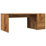 Tavolino da salotto | Tavolino da caff¨¨ | Tavolino da Soggiorno Legno Antico 90x45x35 cm in Truciolato