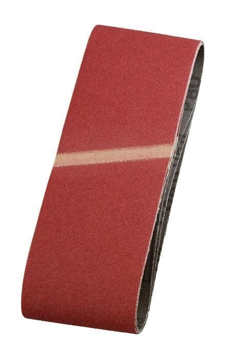 KWB 9119-04 Nastri Abrasivi per Legno e Metallo Grana 40 Corindone 75x457 mm 3 pezzi