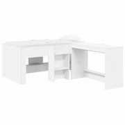Letto alto per Bambini | Letto Infantile | Lettino con scrivania Bianco 80 x 160 cm