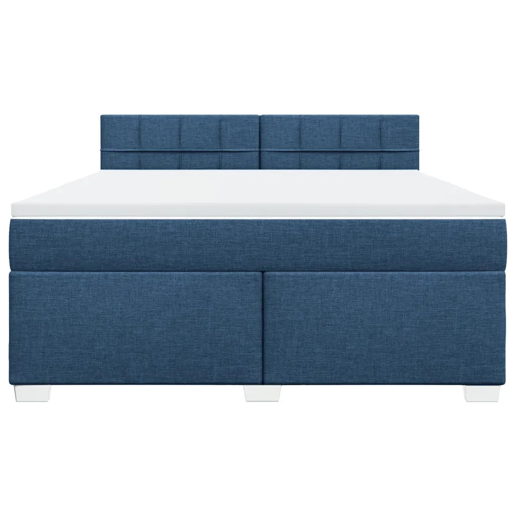 Giroletto a Molle con Materasso Blu 180x200 cm in Tessuto 3285973