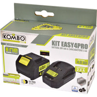 KIT EASY2PRO – Batteria al Litio 4.0Ah + Caricabatteria 2,4A
