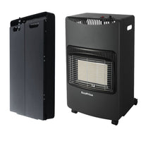 EcoPrice® Stufa A Gas Pieghevole,Infrarossi,Accensione Piezoelettrica,Adatta Per GPL/Butano/Propano,A 15 Kg,Sistema ODS