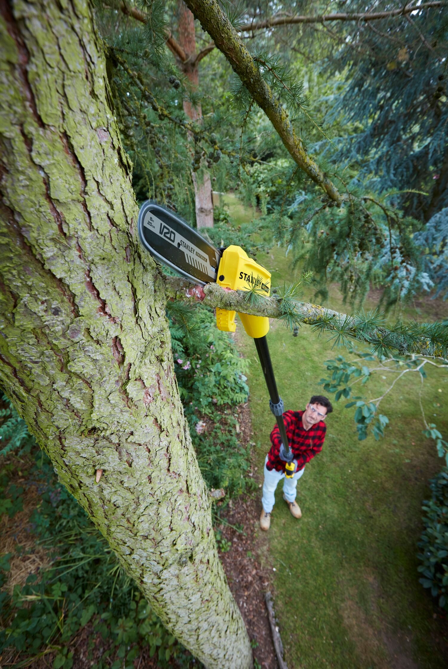 Stanley FatMax SFMCPS620M1 Potatore Telescopico a Batteria 18V 4.0Ah Barra 20 cm