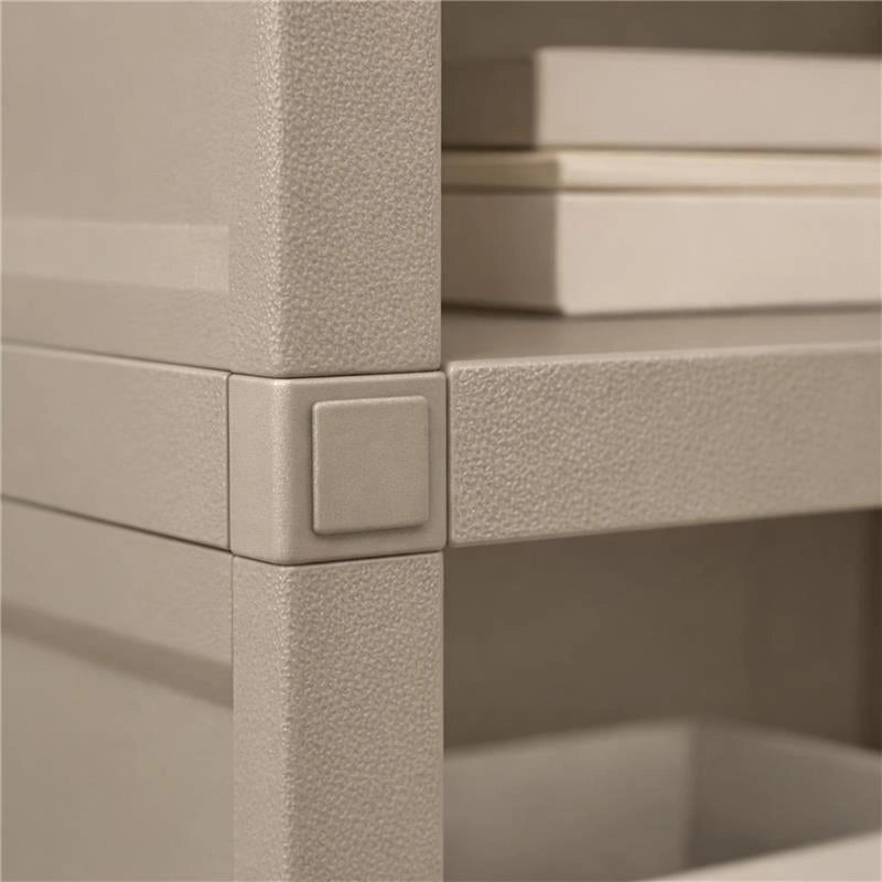 SCAFFALE 5 MODULI TALPA 79X42,5X203 CM CON 2 PUNTALI – LIBRERIA ALTA CONTENITORE PER ZONA GIORNO E STUDIO
