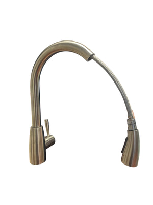 Miscelatore per cucina in acciaio inox con doccia estraibile alta qualità