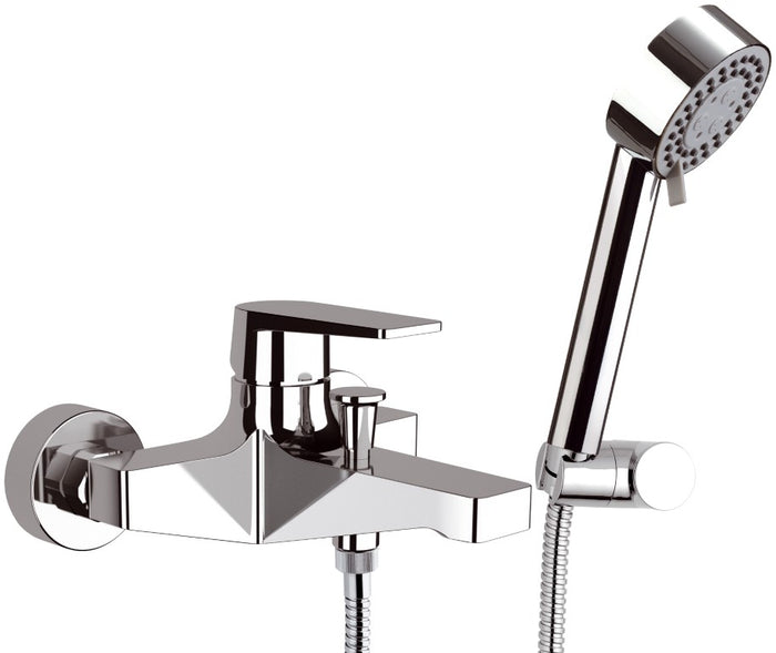 Rubinetto vasca esterno con flessibile e doccia - serie dream