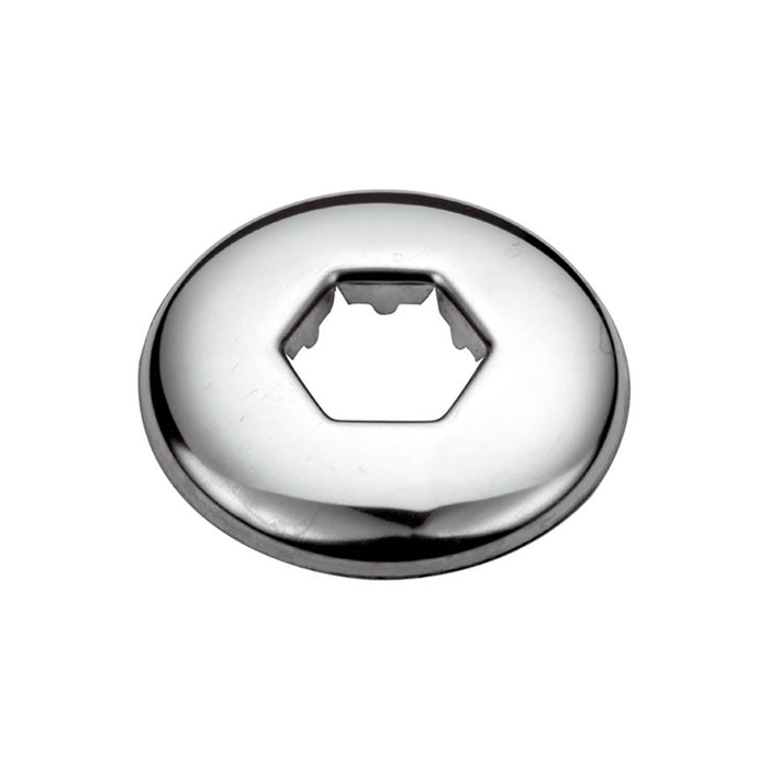 Rosetta in acciaio inox con foro esagonale