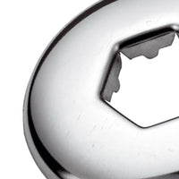 Rosetta in acciaio inox con foro esagonale