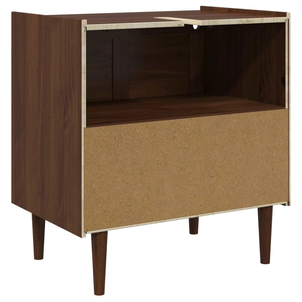 Armadio sottolavello BILBAO Caramello scuro 75 x 50 x 80 cm 42041332