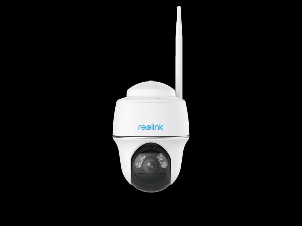 Reolink BWPT2K05 Argus Series B430 Telecamera IP Wi-Fi a batteria solare 5MP Pan Tilt visione notturna audio 2 vie colore Bianco