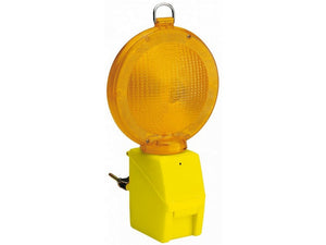 lampeggiatore da cantiere a led con staffa col. giallo cod:ferx.vit55469