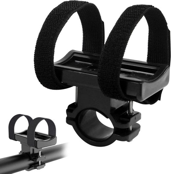Supporto Lampo per Bicicletta Regolabile Universale per Bicicletta da Montagna Zoccolo Lampo (1 Pezzo)