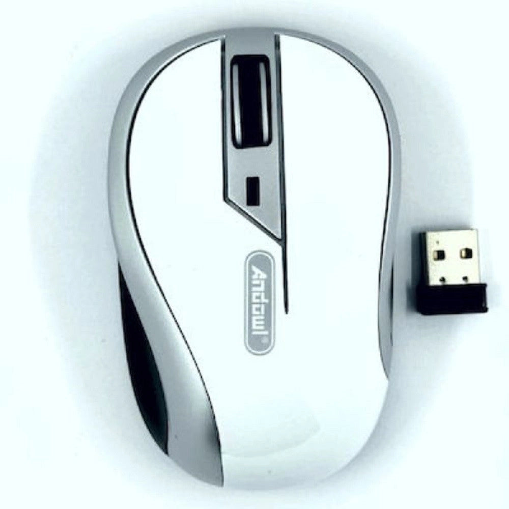 Trade Shop - Mini Mouse Wireless 2.4ghz Ottico Senza Fili Dongle Usb Per Pc Notebook Qm63 -