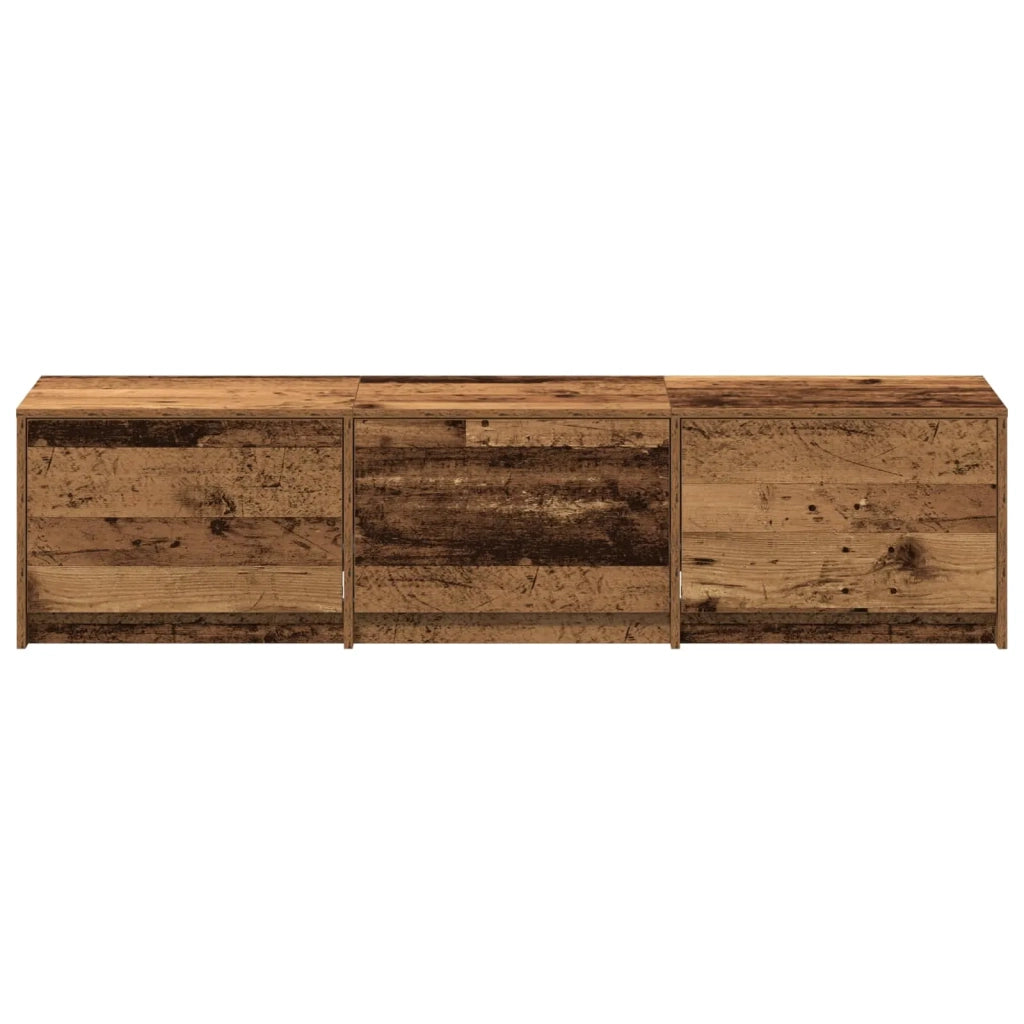 Mobile TV-Credenza per TV Legno vecchio 165 x 34 x 40 cm Legno multistrato
