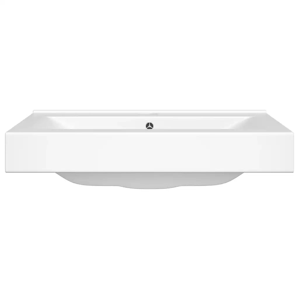 Lavello Bianco in Ceramica di Lusso con Foro Rubinetto 60x46 cm cod mxl 48808