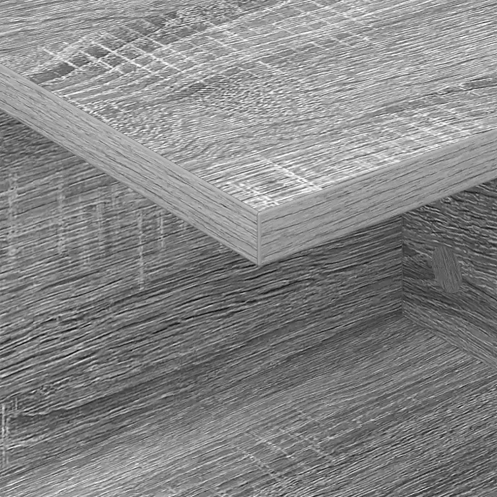 Set di 2 Comodini | Armadio da Notte | Mobiletto da notte Grigio Sonoma 40 x 30 x 25 cm Legno multistrato
